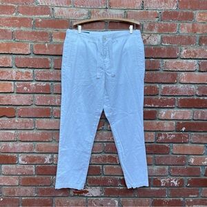 Perry Ellis Casual Pants White Dress Boat Yacht Size 34